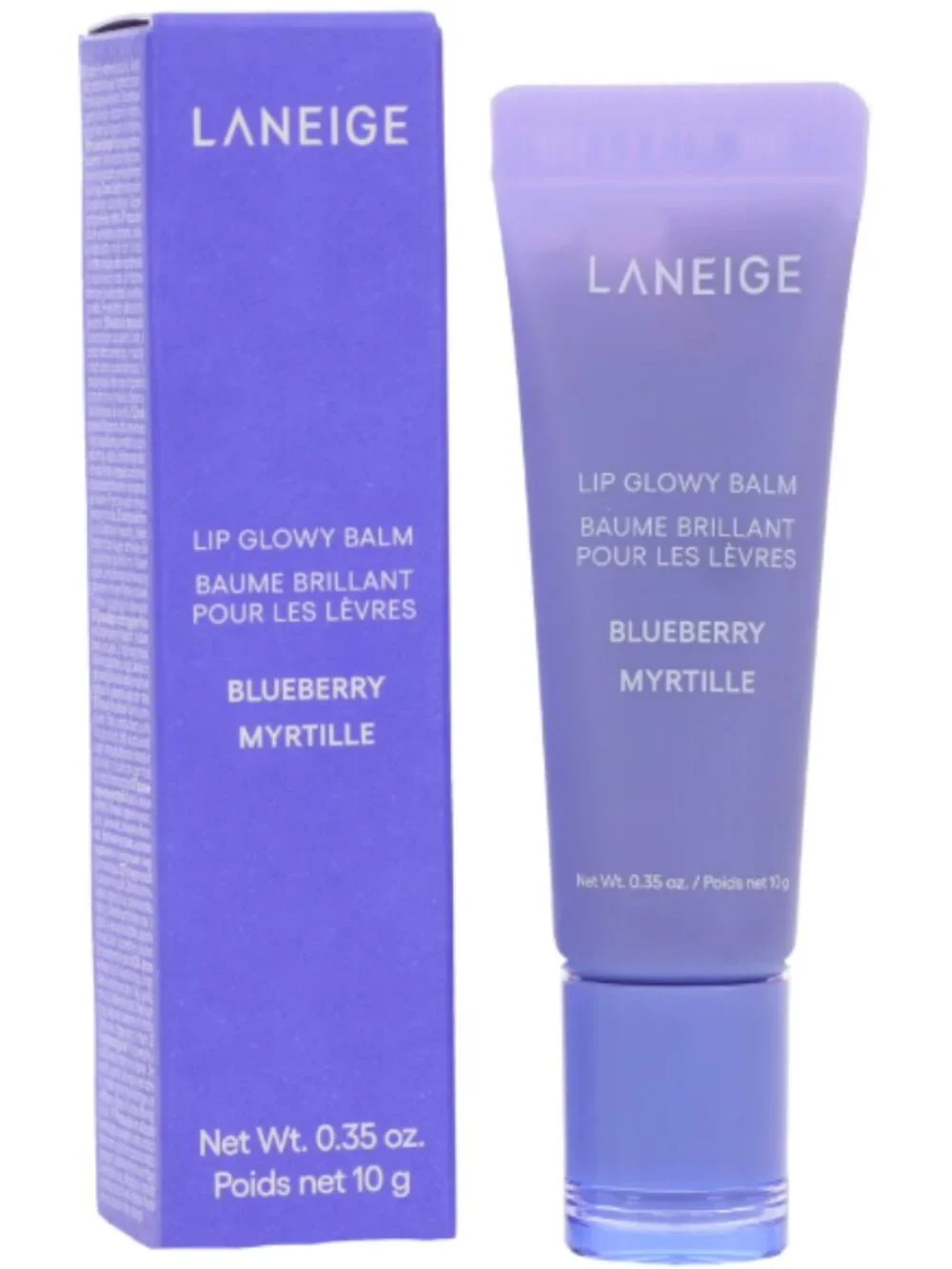 LANEIGE Lip Glowy Balm Blueberry 0.35 oz - NIB